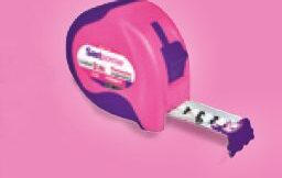SANTUL - FLEXOMETRO COLOR ROSA/ LILA 16 mm x 3 m