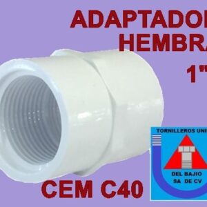 HIDRAULICO CEM C40 - ADAPTADOR HEMBRA 1