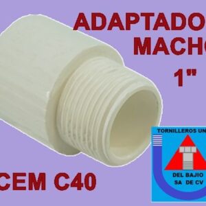 HIDRAULICO CEM C40 - ADAPTADOR MACHO 1