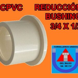CPVC - REDUCCION BUSHING CEM 3/4 X 1/2