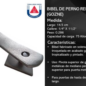 BIBEL DE PERNO REFORZADO (GOZNE)