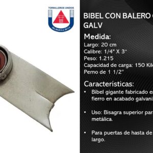 BIBEL CON BALERO GIGANTE GALV