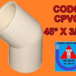 C P V C - CODO 45ø 3/4
