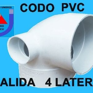 PVC SANITARIO - CODO 1 SALIDA 4 LATERAL