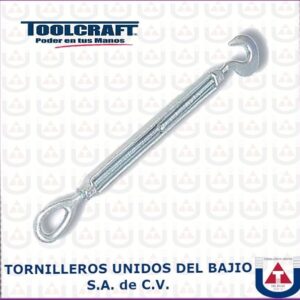 TOOLCRAFT - TENSOR FORJ OJO-GANCHO 7/8 X 30CM