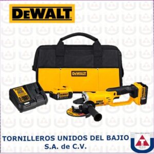 DEWALT  ESMERILADORA INALAMBRICA 4 1/2 (8000RPM)
