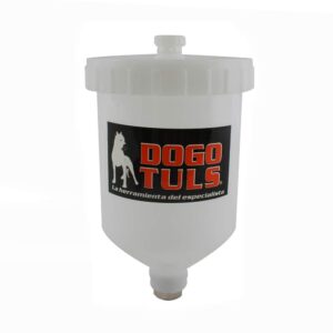 VASO PLÁSTICO PARA PISTOLA HVLP GRAVEDAD 600ML