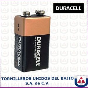 DURACELL  PILA ALCALINA 9V (PAQUETE)