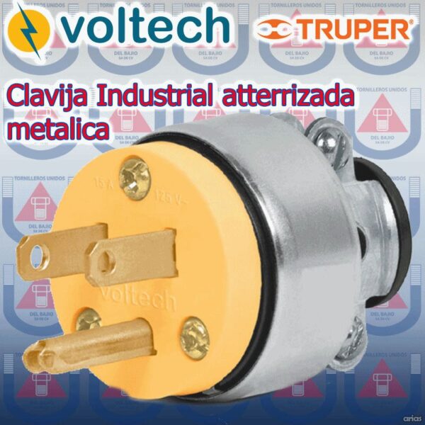 CLAVIJA INDUSTRIAL ATERRIZADA METALICA