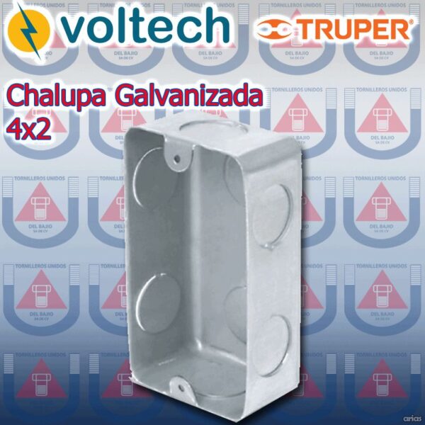CHALUPA GALVANIZADA 4 X 2