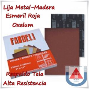 FANDELI  LIJA ESMERIL 9 x 11 (J86) # 100