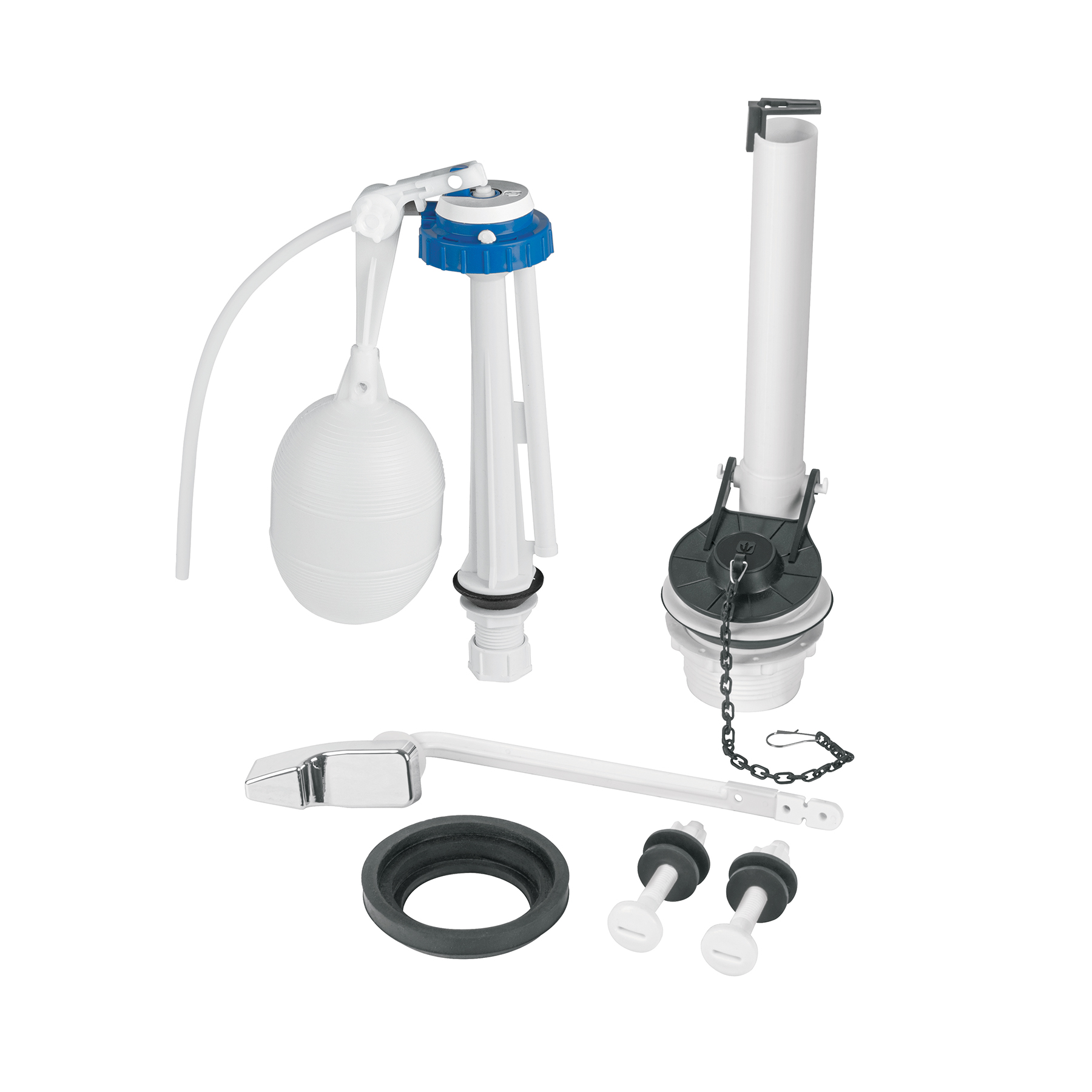 JUEGO DE ACCESORIOS PARA WC 2" CON FLOTADOR