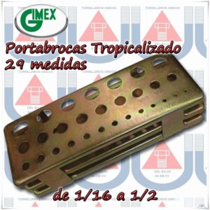 GIMEX  PORTABROCA METALICO TROPICALIZADO