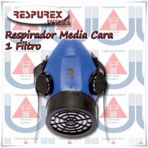 RESPUREX  RESPIRADOR MEDIA CARA 1 FILTRO