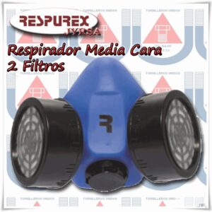 RESPUREX  RESPIRADOR MEDIA CARA 2 FILTROS