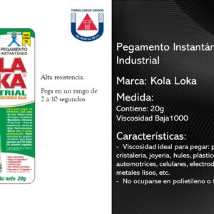 KOLA LOKA  PEGAMENTO INDUSTRIAL 20GR KLD BLISTER ( V.BAJA 1000 )