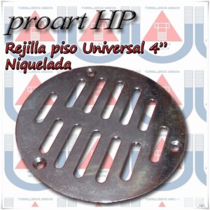 REJILLA PISO 4 UNIVERSAL NIQUELADA