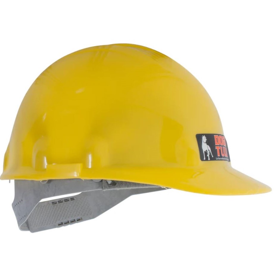 CASCO D/SEGURIDAD TIPO MATRACA AMARILLO