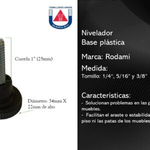 RODAMI - NIVELADOR 1_1/8 - 3/8 X 1