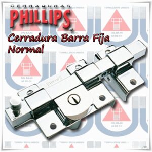 PHILLIPS - CERRADURA BARRA FIJA IZQUIERDA