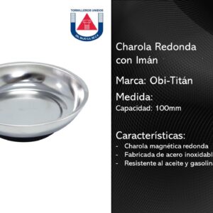 OBI - IMAN CHAROLA REDONDA 100 MM