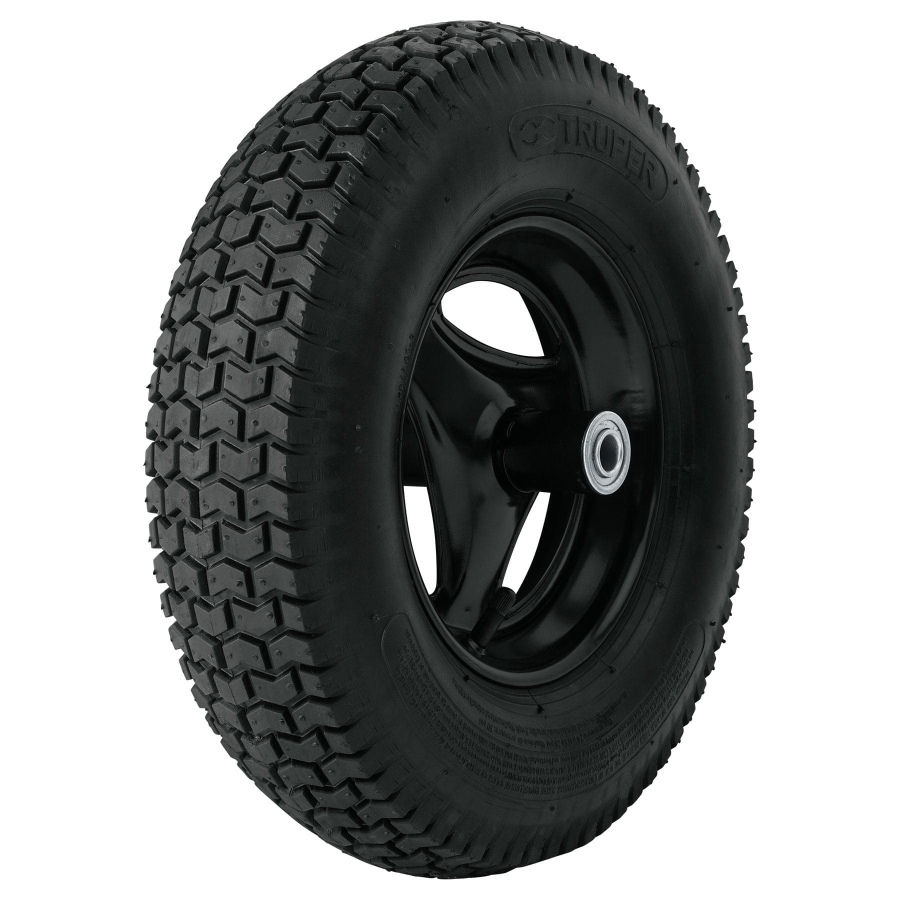 LLANTA COMPLETA NEUMÁTICA DE 16" INCLUYE EJE Y BALEROS