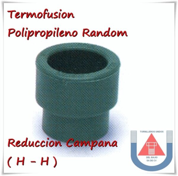 TERMOFUSION  REDUCCION CAMPANA 3/4 x 1/2