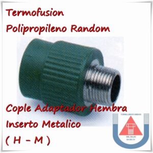 TERMOFUSION  COPLE ADAPT MACHO ROSC 1/2 X 1/2