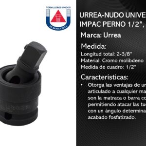 URREA-NUDO UNIVERSAL IMPAC PERNO 1/2", 2-3/8"