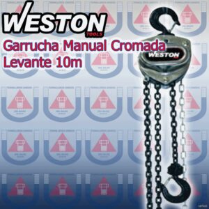 GARRUCHA MANUAL CROMADA 10M - 2TN