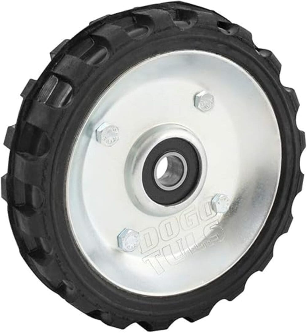 RUEDA D/HULE P/DIABLO 4" C/BALERO SENCILLO Y Ø D/FLECHA 10MM CAP 45 KG