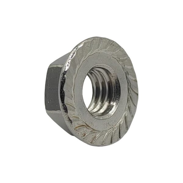 TUERCA FLANGE ASERRADA MM INOX304